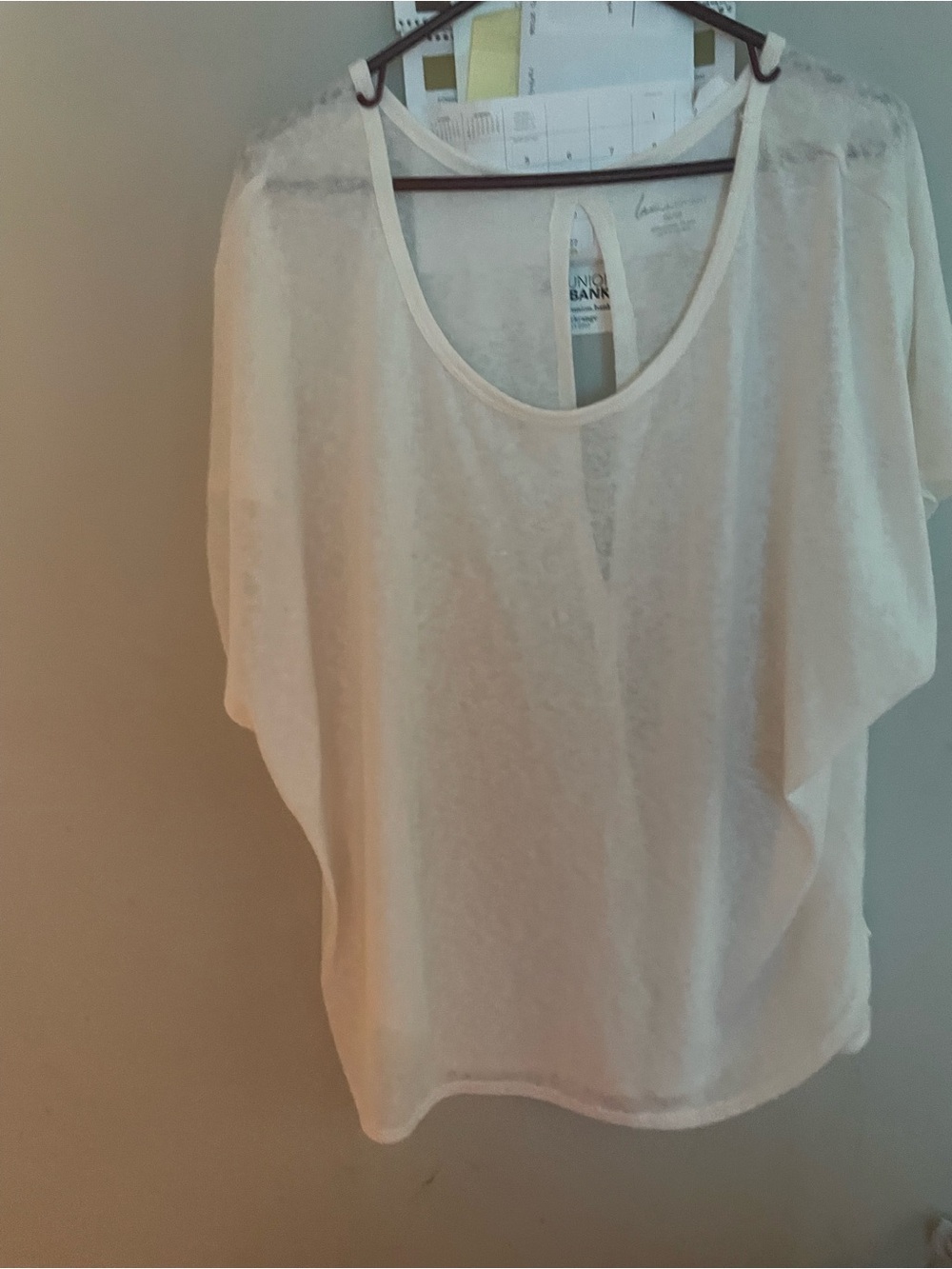 Lane Bryant Cream Short Sleeve Scoop Neck Blouse